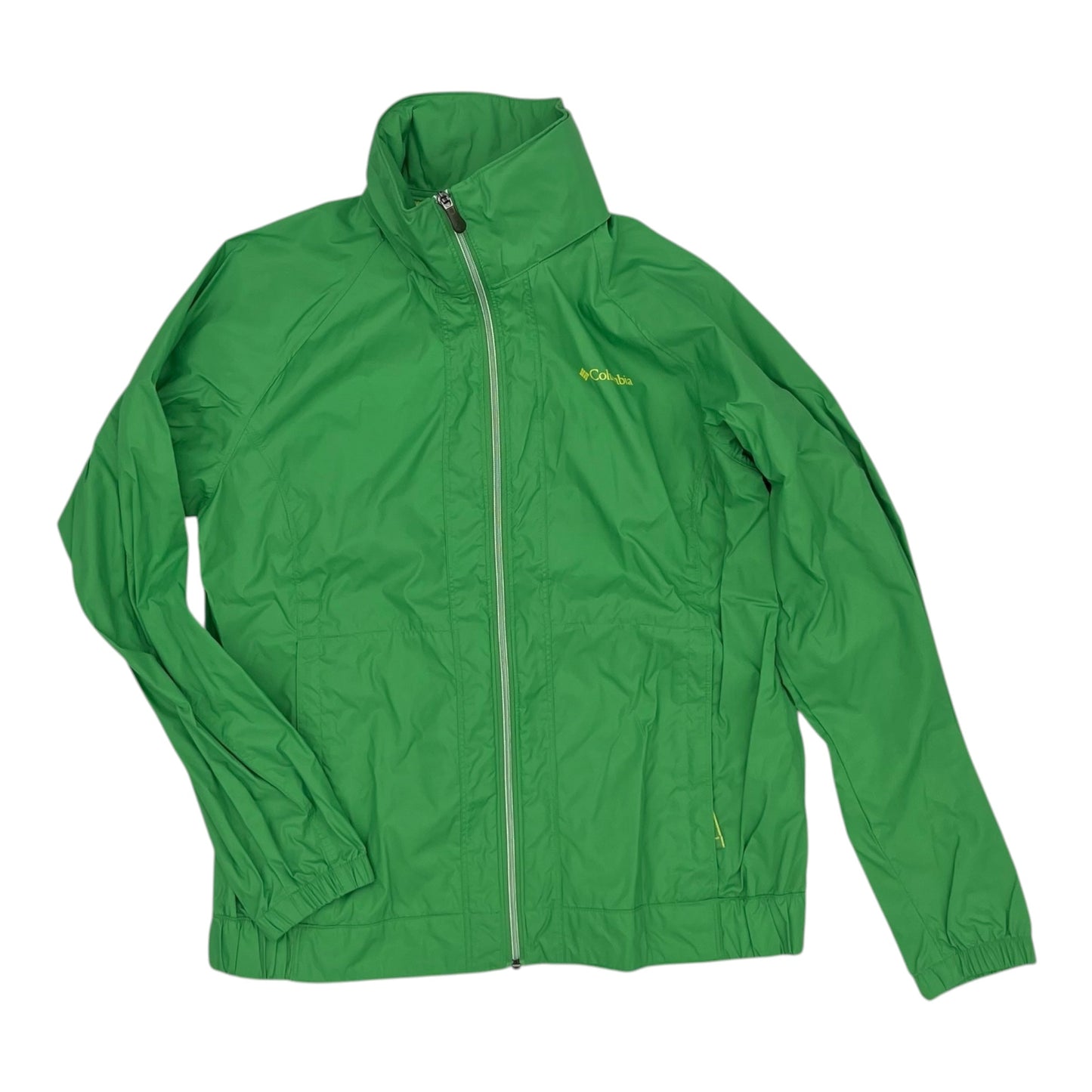 Athletic Jacket By Columbia In Green, Size:L
