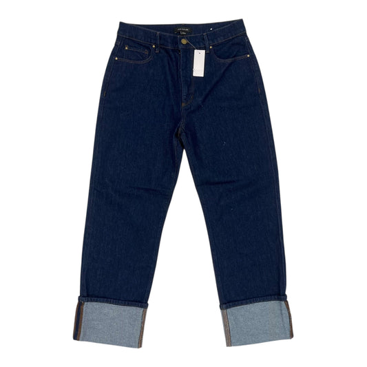 Jeans Straight By Ann Taylor In Blue Denim, Size:6