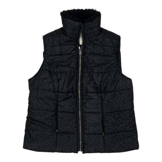 Vest Puffer & Quilted By Chicos In Black, Size:L