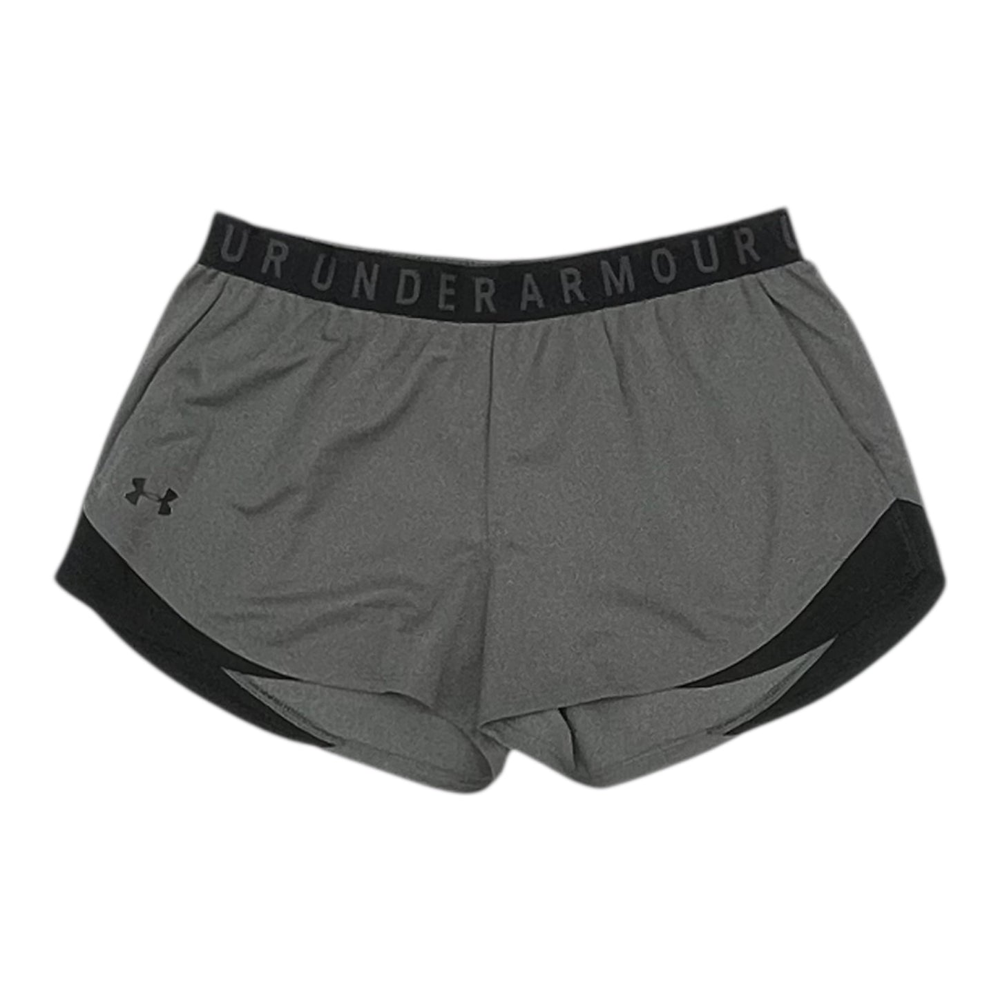 Athletic Shorts By Under Armour In Grey, Size:L