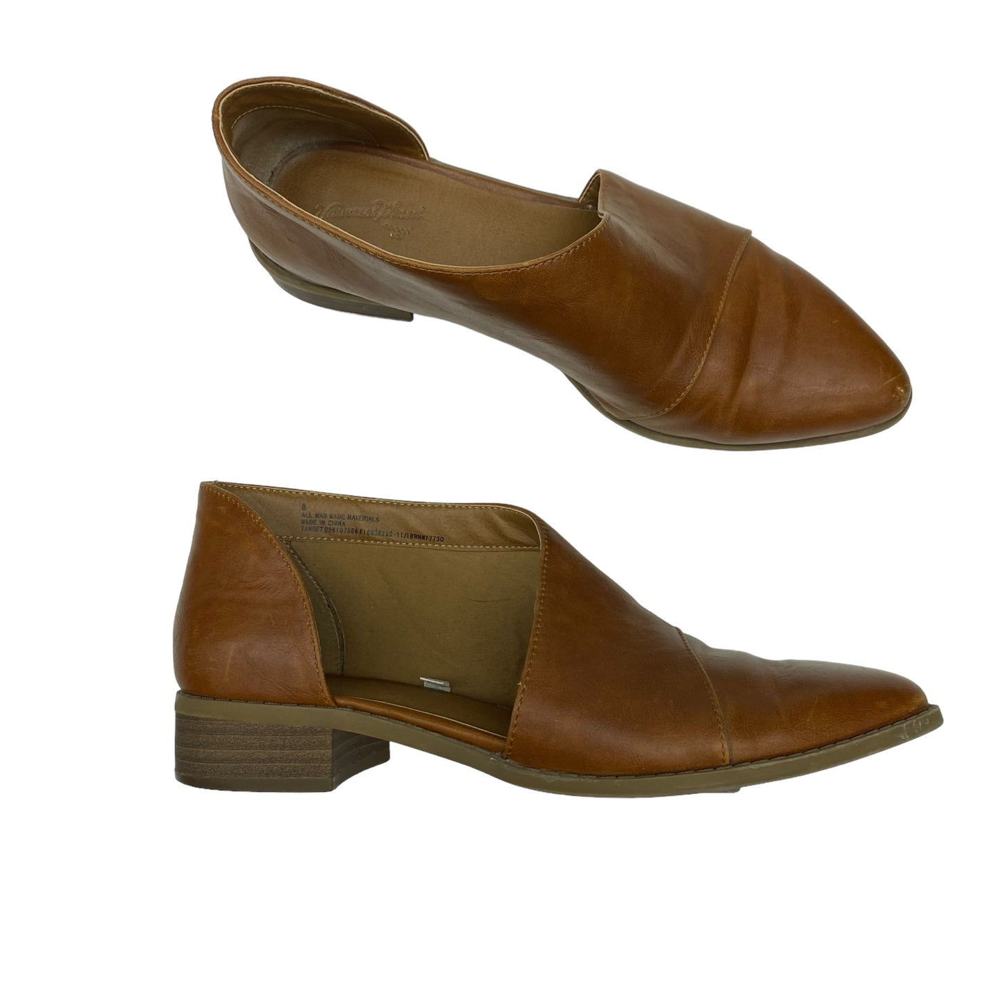 BROWN SHOES FLATS by UNIVERSAL THREAD Size:8