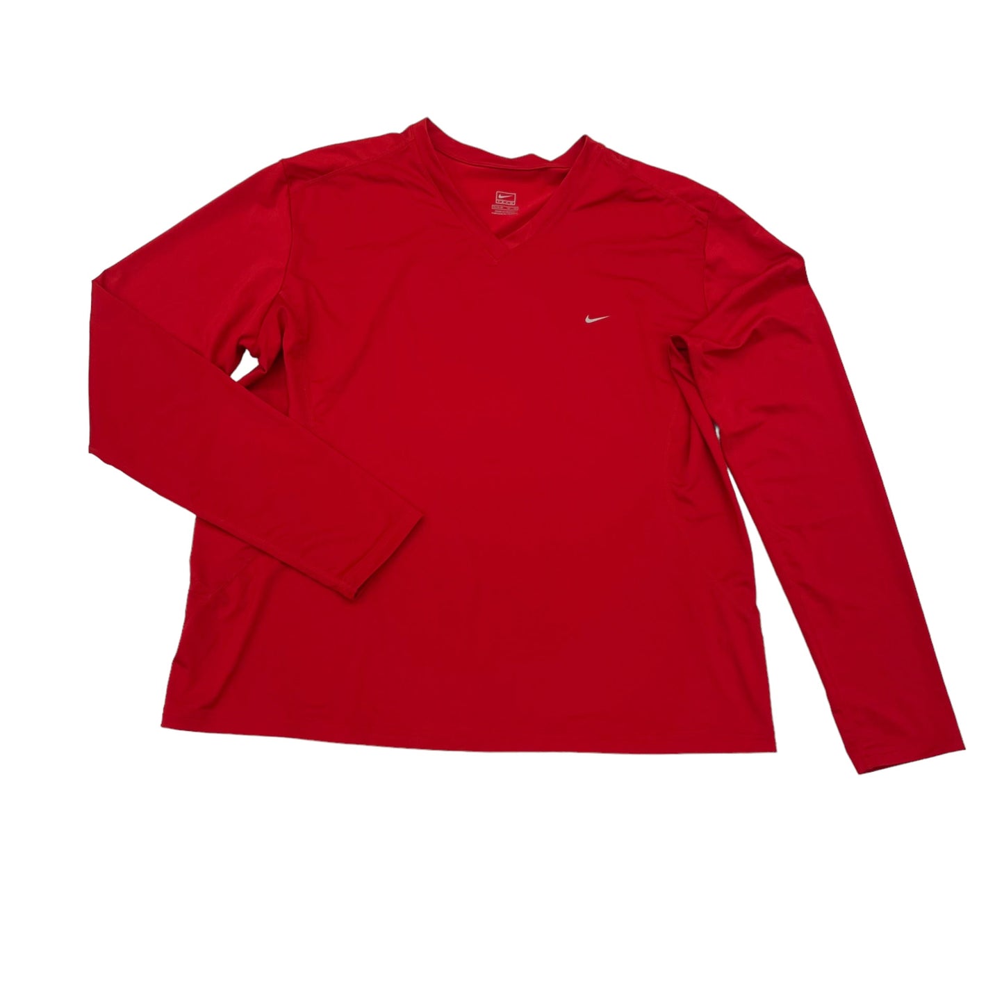 RED ATHLETIC TOP LS CREWNECK by NIKE APPAREL Size:XL