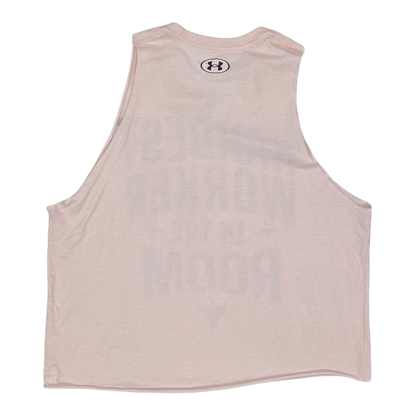 PINK ATHLETIC TANK TOP by UNDER ARMOUR Size:L