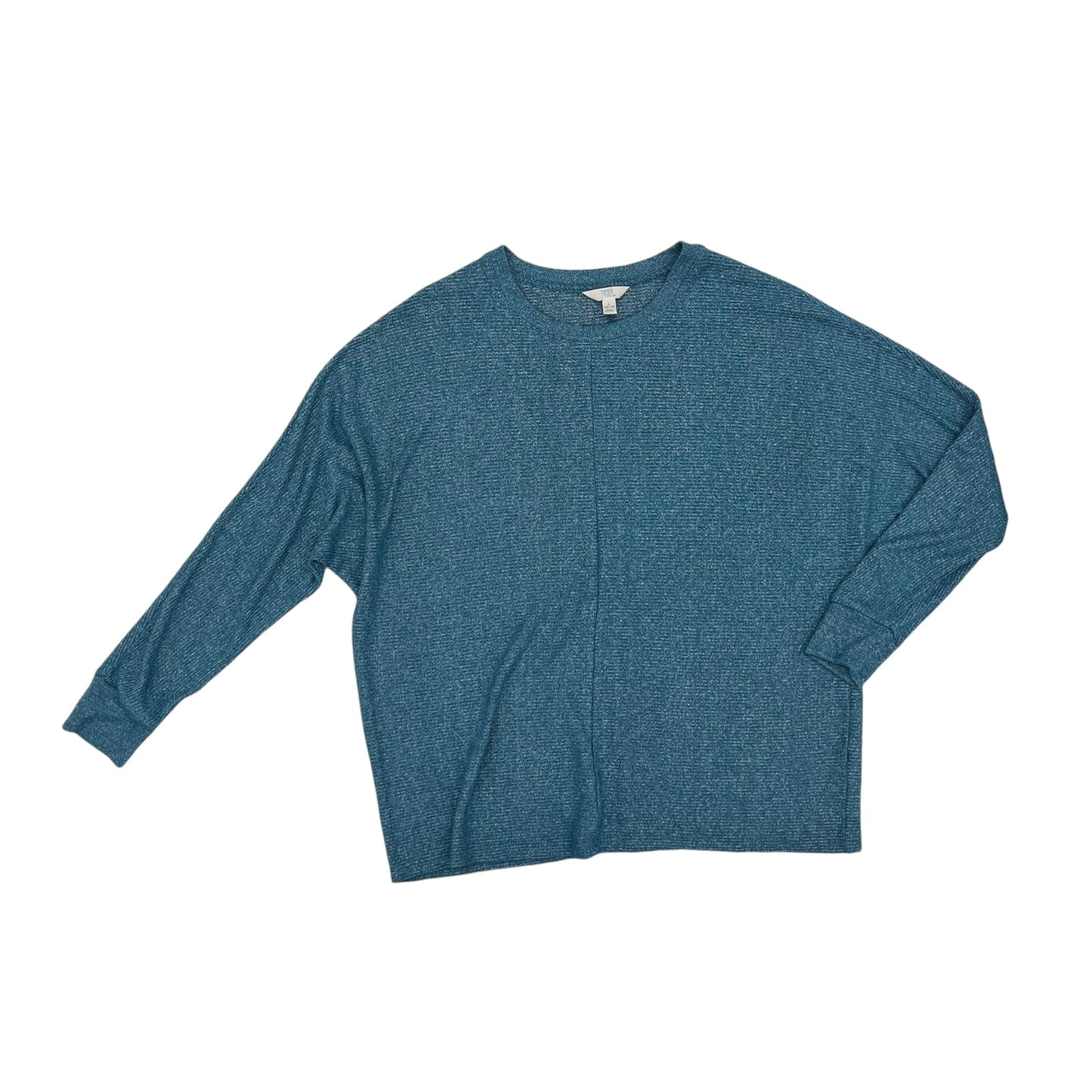 Top Ls By Time And Tru In Blue, Size:L