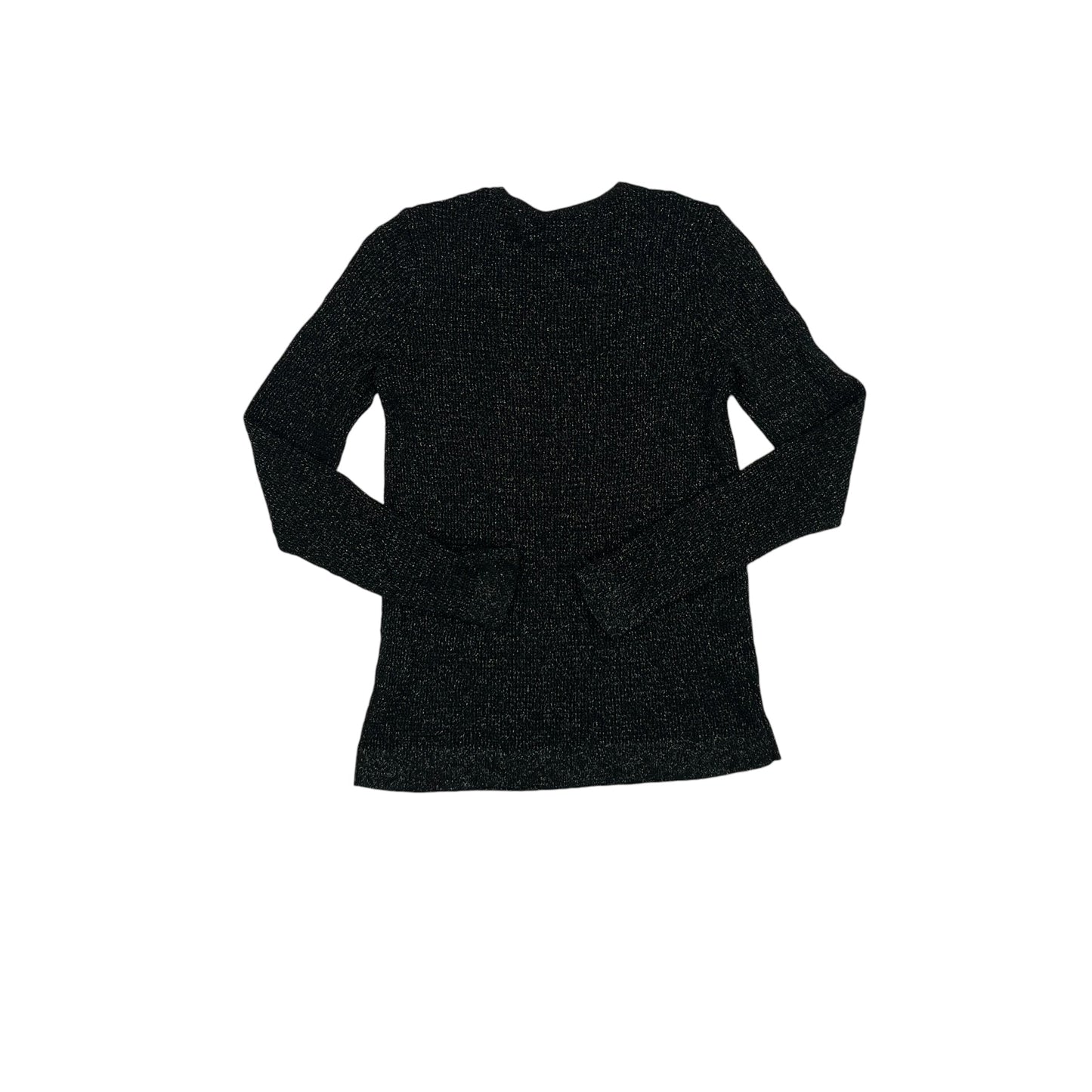 Sweater By Eileen Fisher In Black & Silver, Size:S