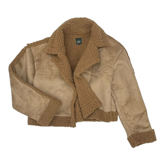 Jacket Faux Fur & Sherpa By Wild Fable In Tan, Size:Xl