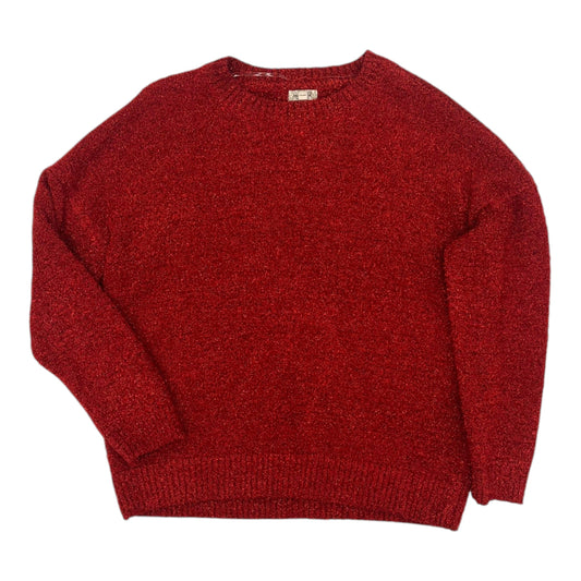 Sweater By One World In Red, Size:Xl