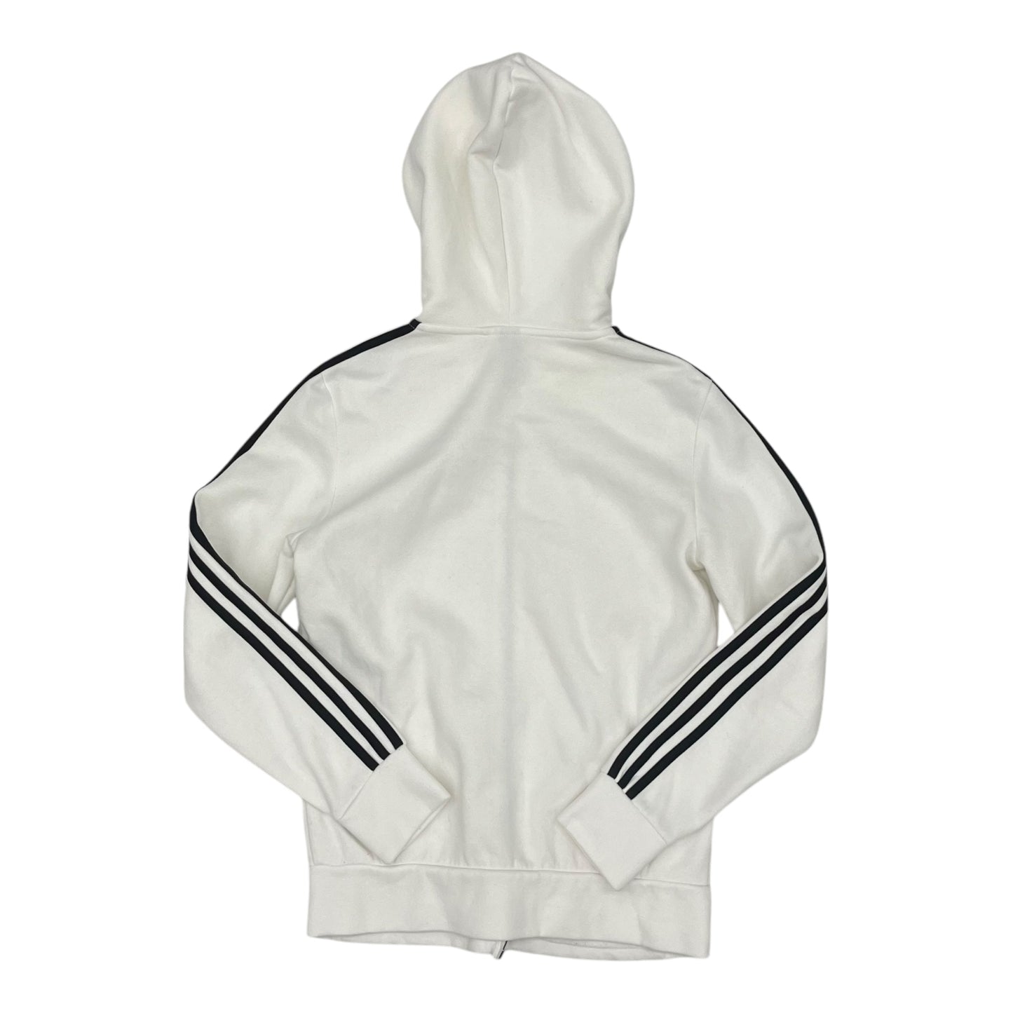 Athletic Jacket By Adidas In White, Size:S