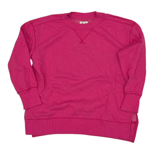 Sweatshirt Crewneck By Maurices In Pink, Size:L