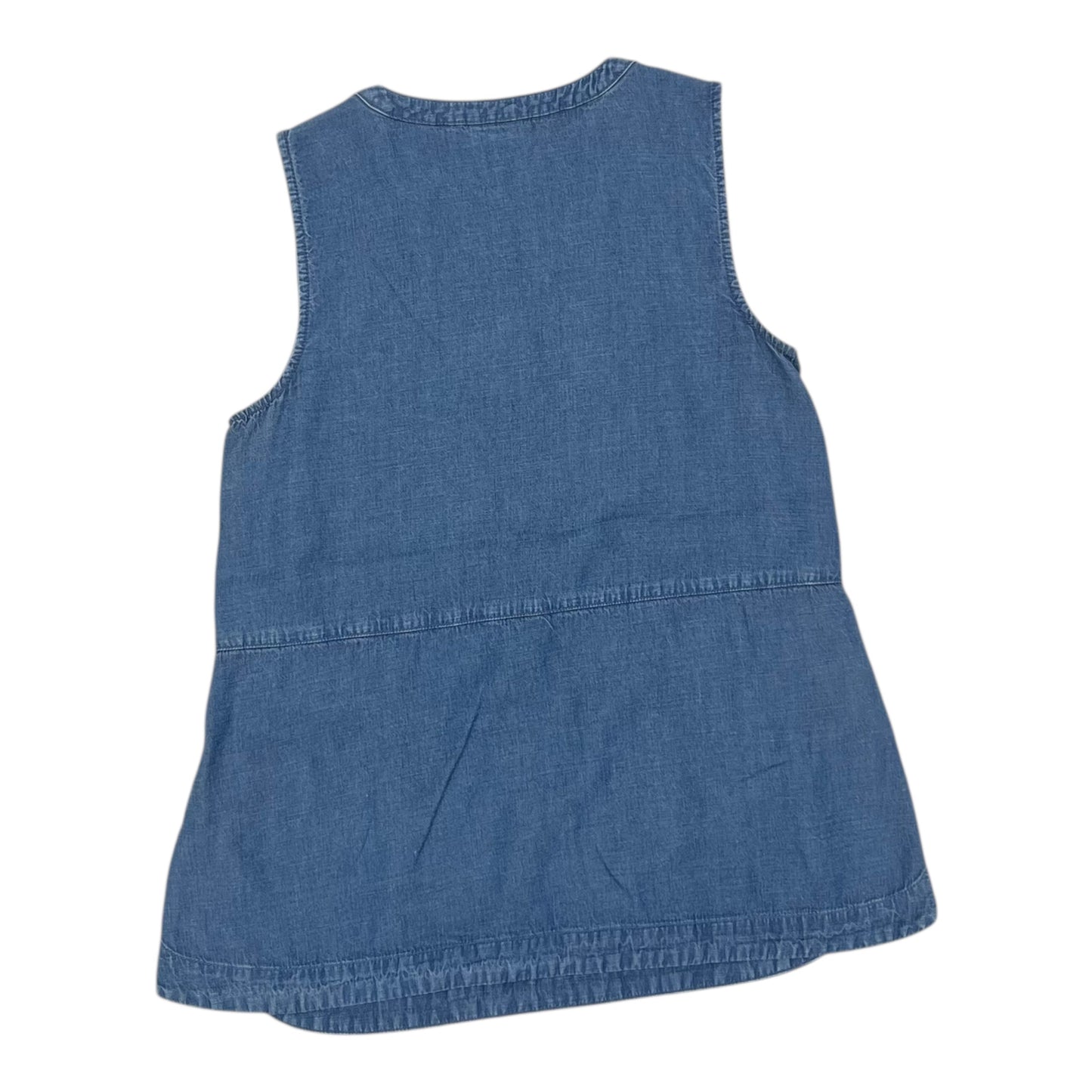 Top Sleeveless By J. Jill In Blue Denim, Size:Xsp