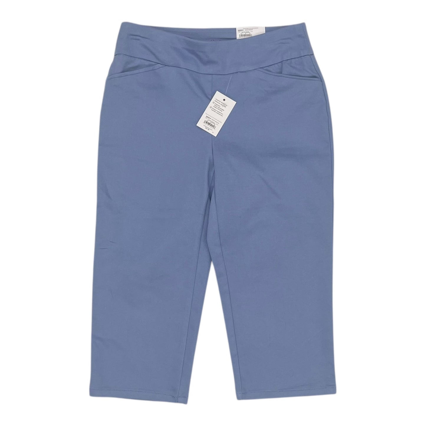 Pants Cropped By Croft And Barrow In Blue, Size:6P