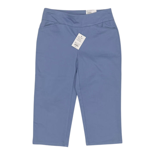 Pants Cropped By Croft And Barrow In Blue, Size:6P