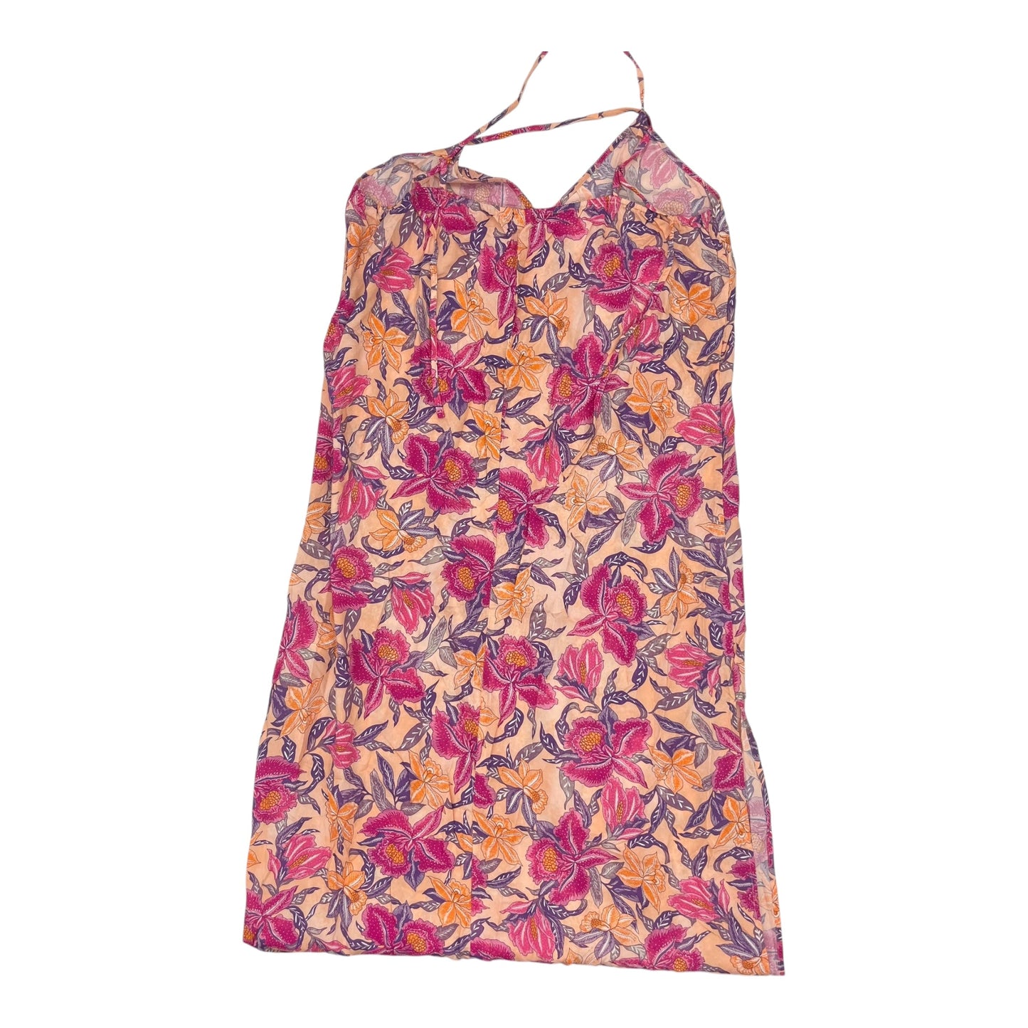 Dress Casual Maxi By Old Navy In Orange & Pink, Size:Xl