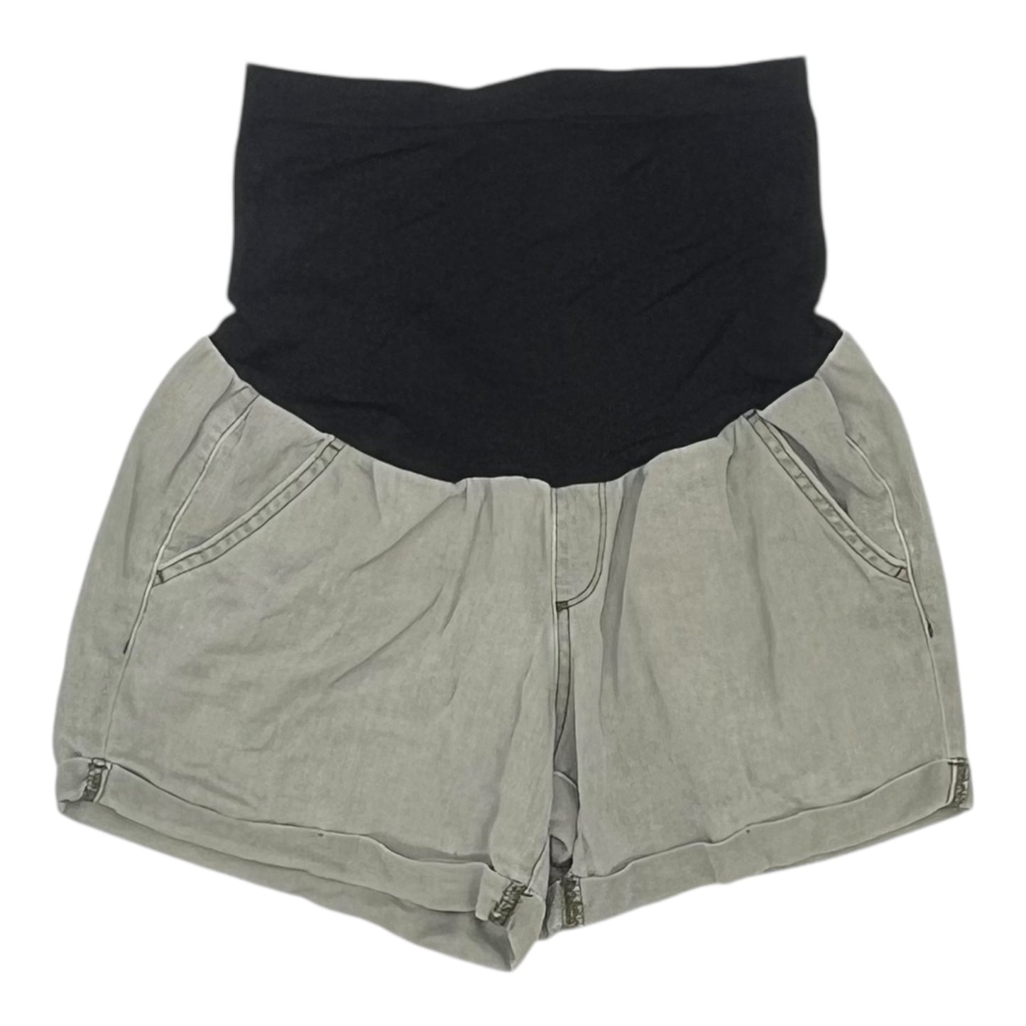 Mat Shorts By A Glow In Green, Size:10