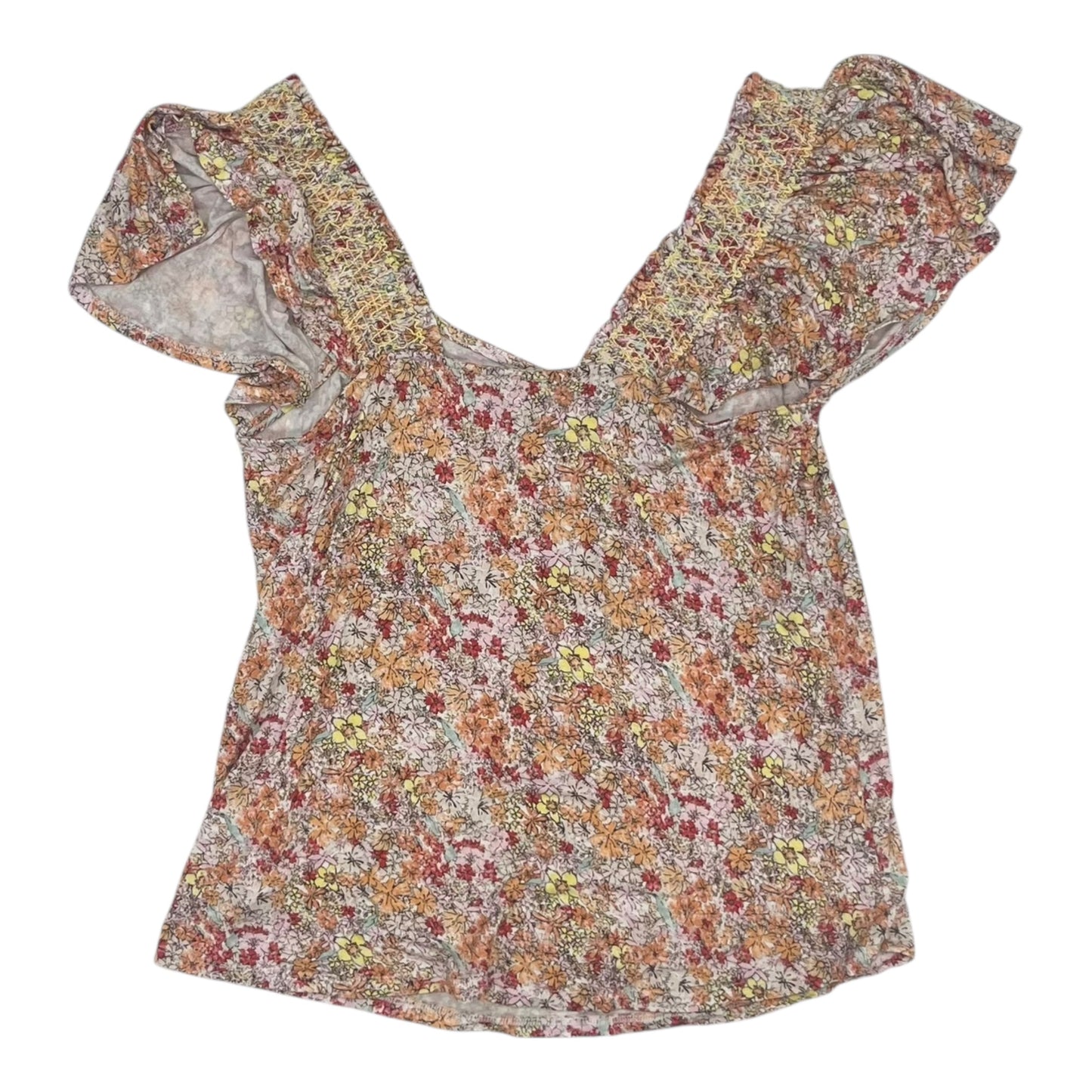Top Ss By Maurices In Floral Print, Size:M