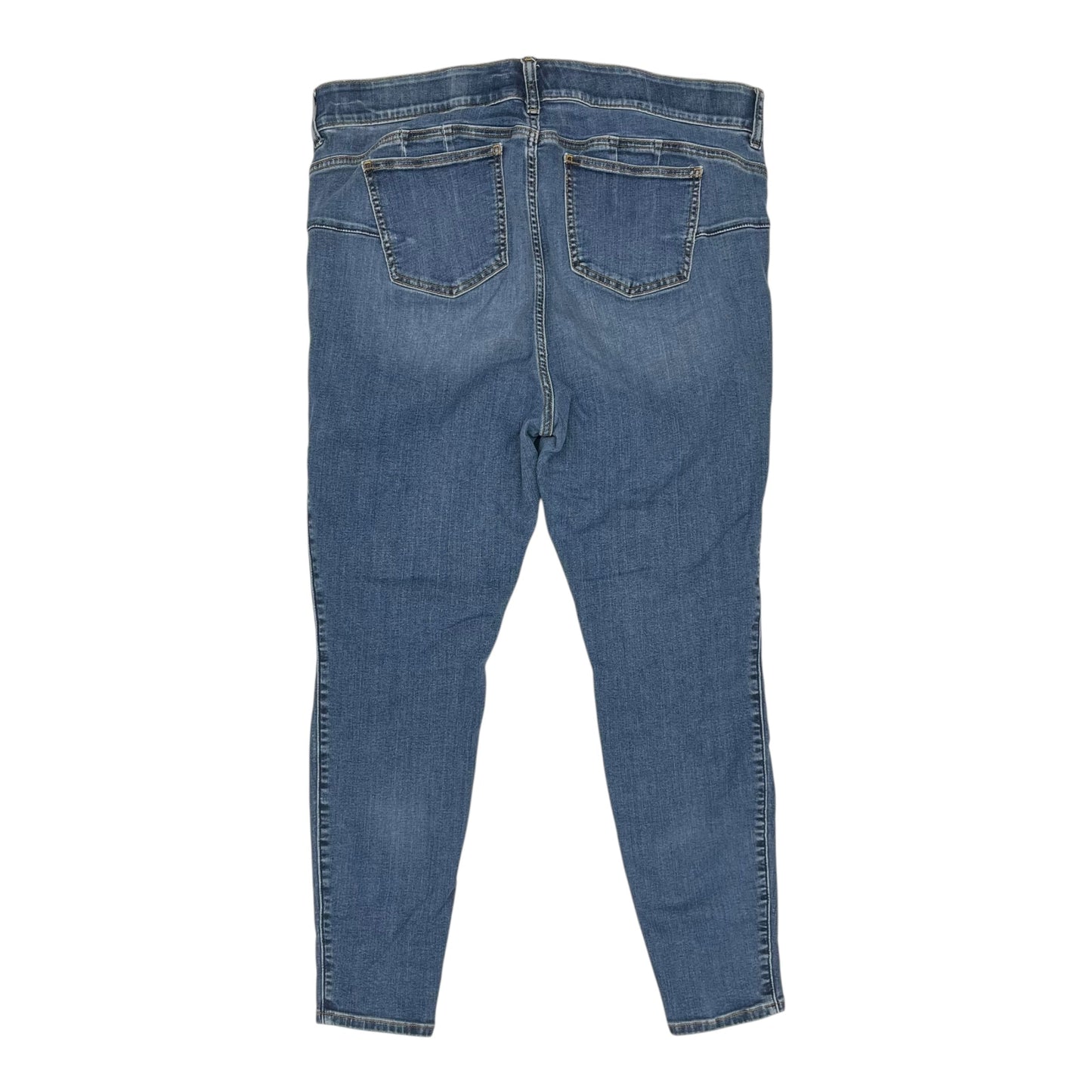 Jeans Skinny By Torrid In Blue Denim, Size:20