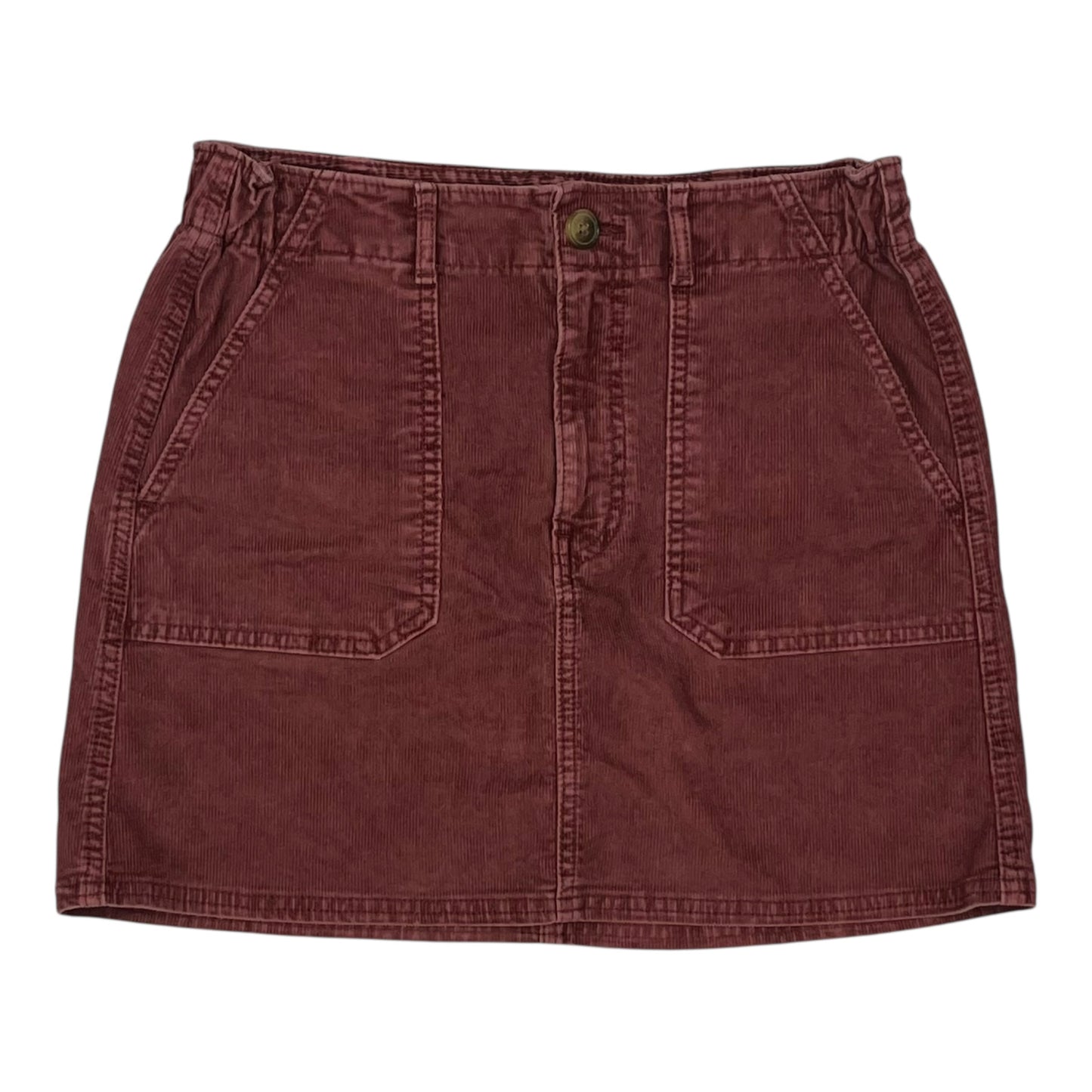 Skirt Mini & Short By American Eagle In Maroon, Size:4