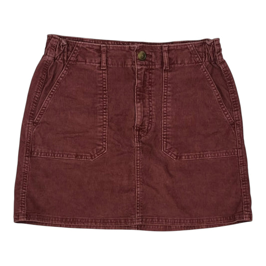 Skirt Mini & Short By American Eagle In Maroon, Size:4