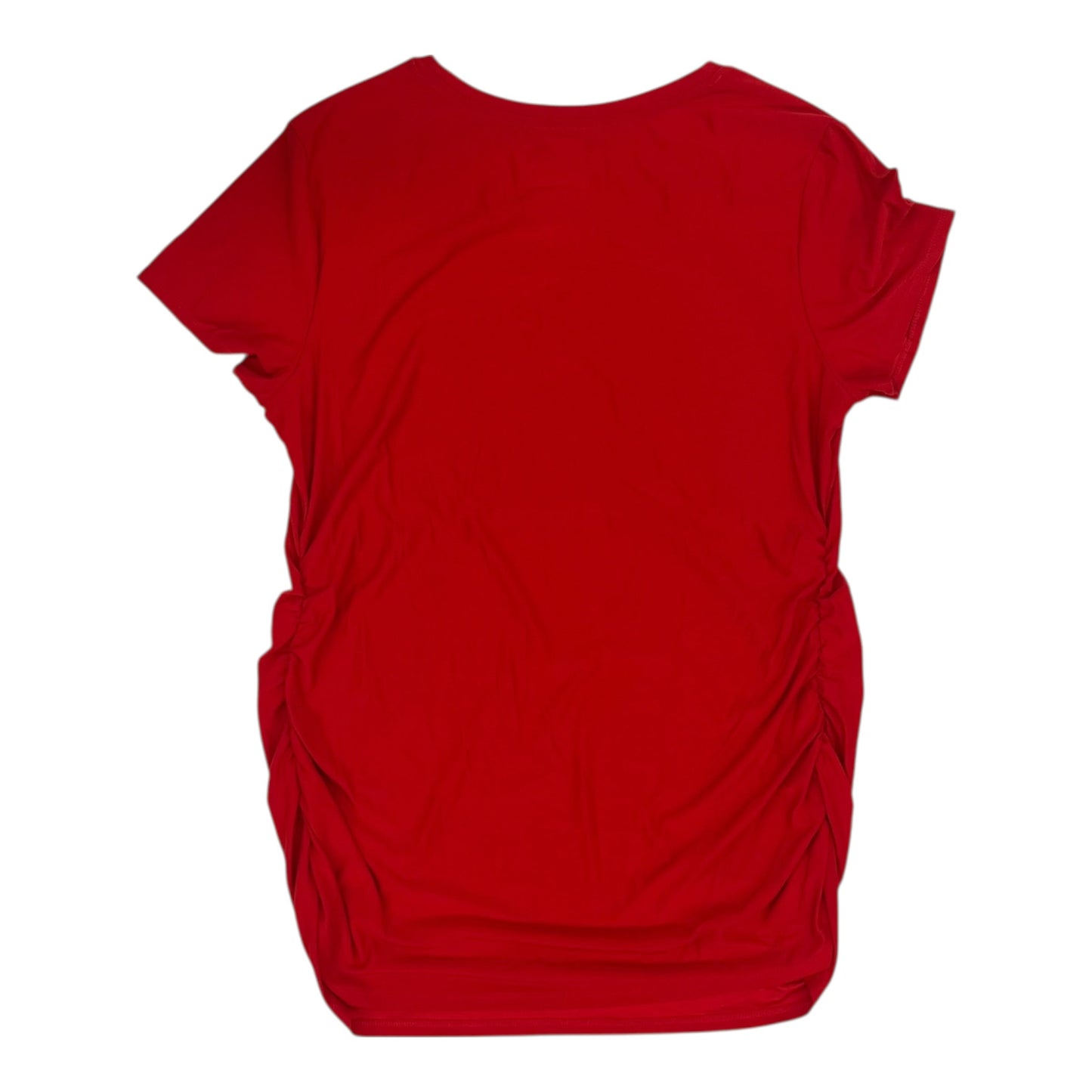 Mat Top Ss By Time And Tru In Red, Size:L