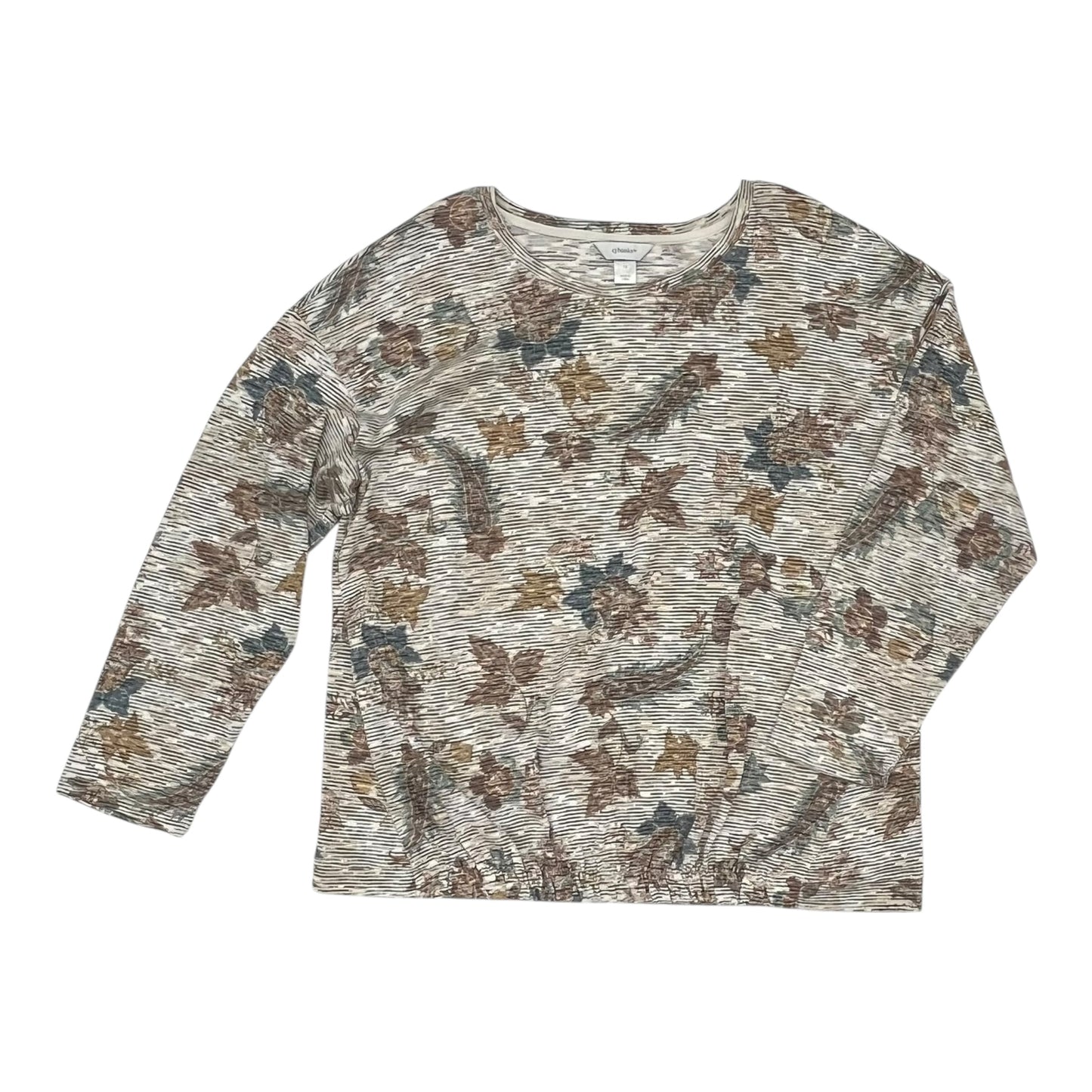 Top Ls By Cj Banks In Tan, Size:1X