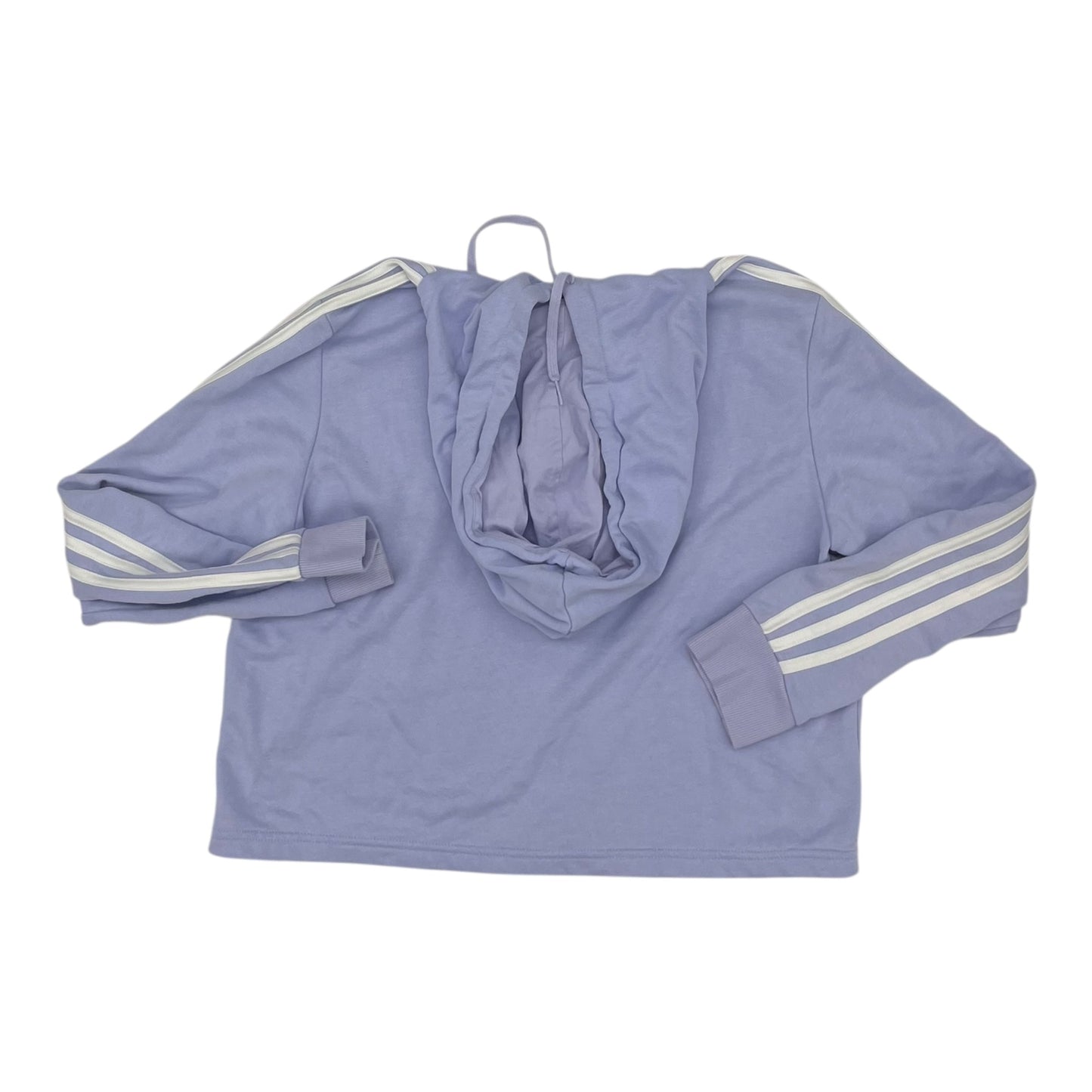 Sweatshirt Hoodie By Adidas In Purple, Size:L