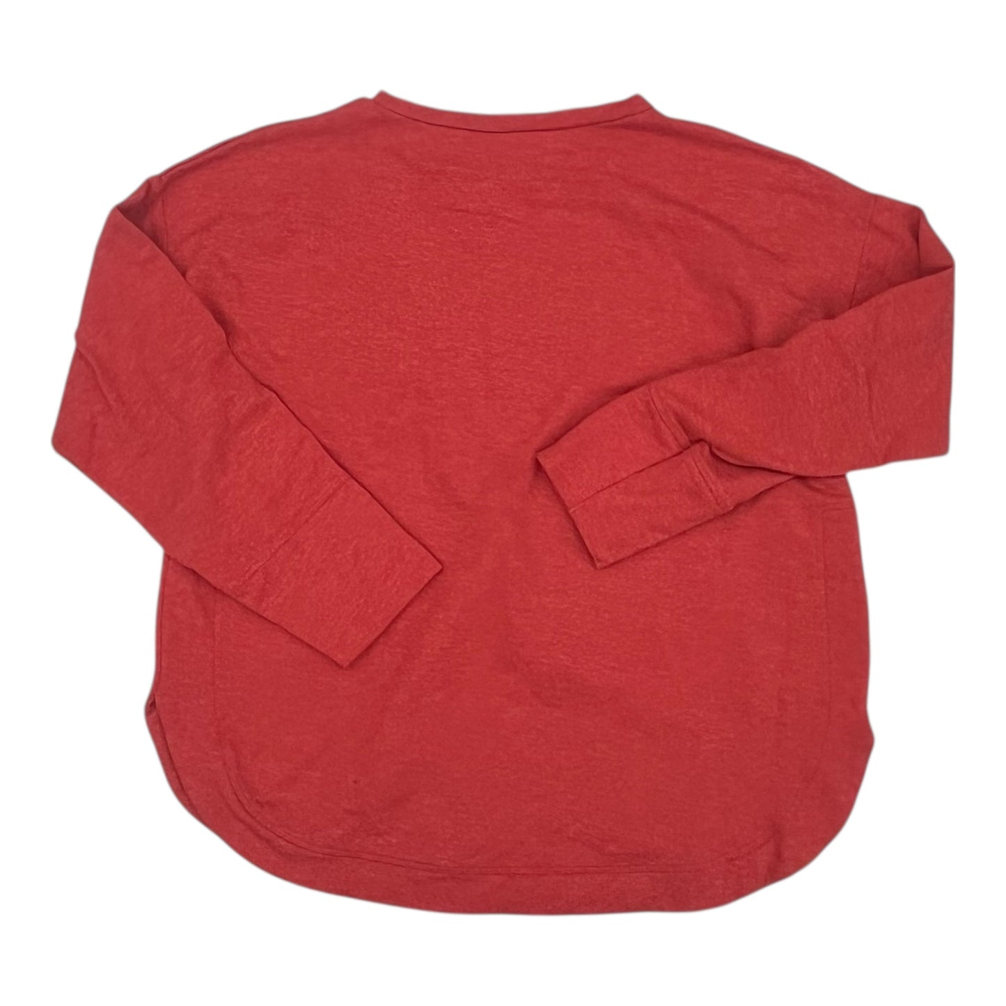 Athletic Top Ls Crewneck By Clothes Mentor In Red, Size:Xl