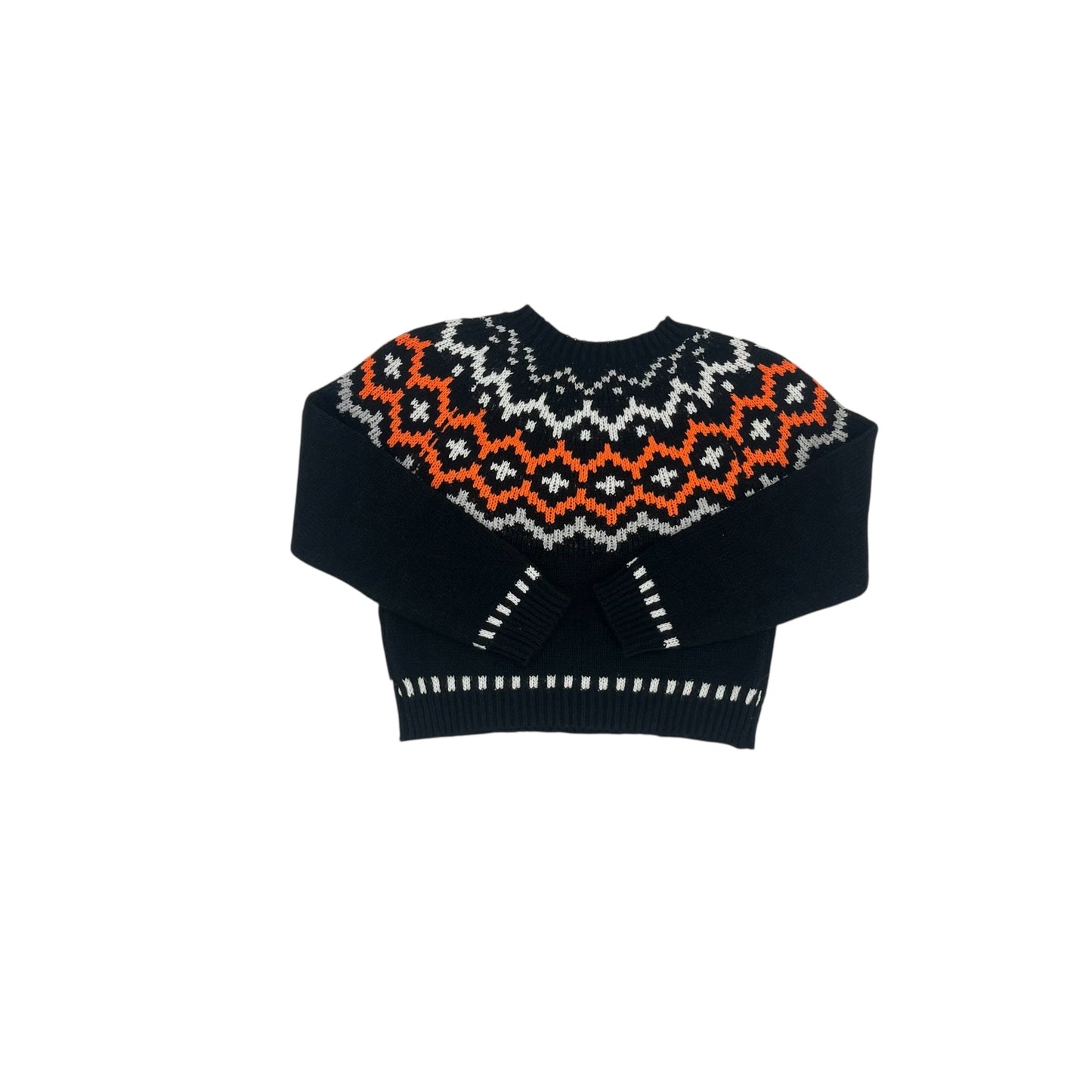 Sweater By Sunday Up In Black & Orange, Size:M