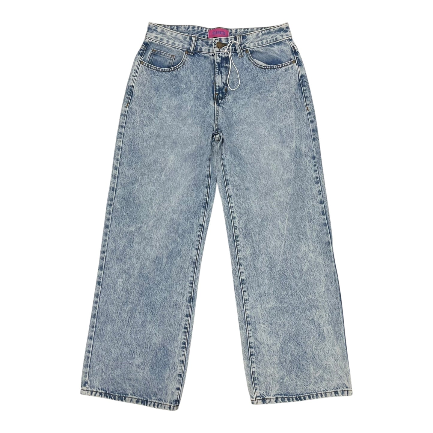 Jeans Wide Leg By Clothes Mentor In Blue Denim, Size:10