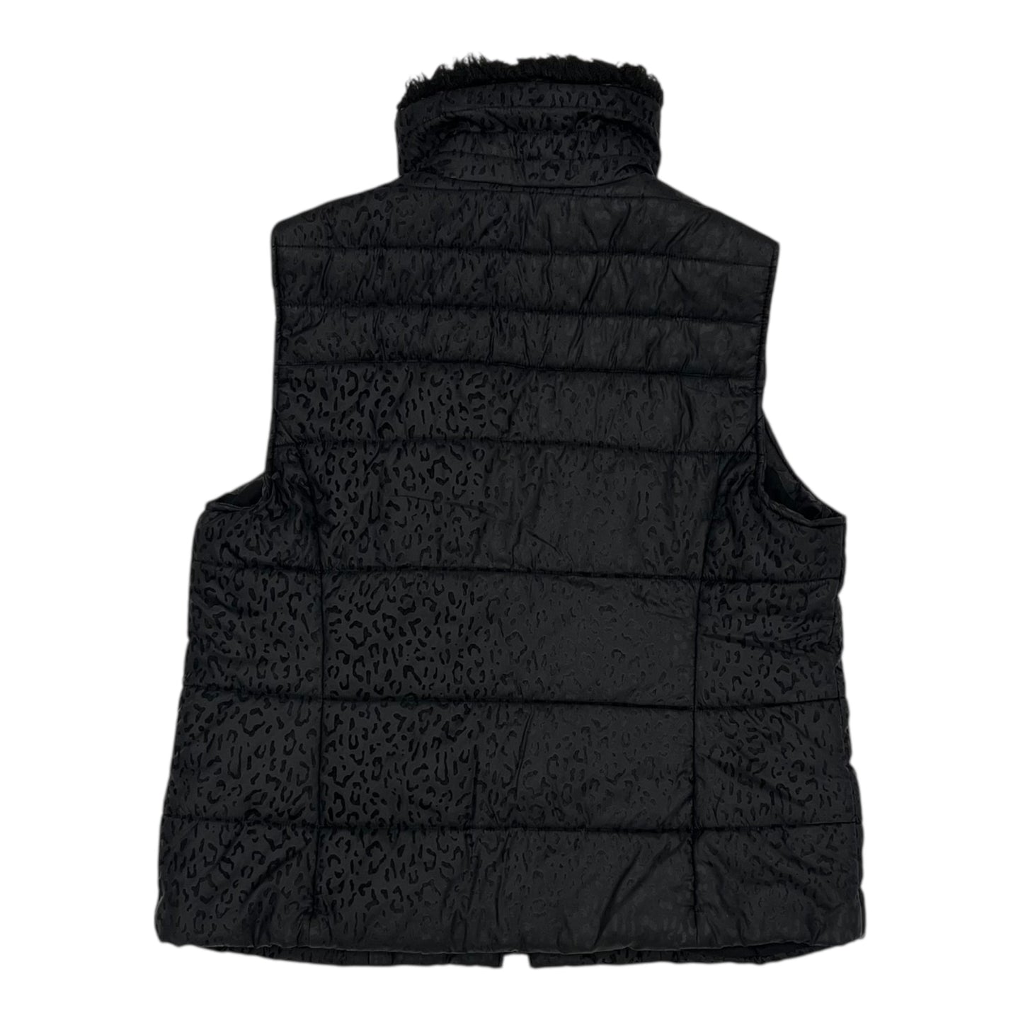 Vest Puffer & Quilted By Chicos In Black, Size:L