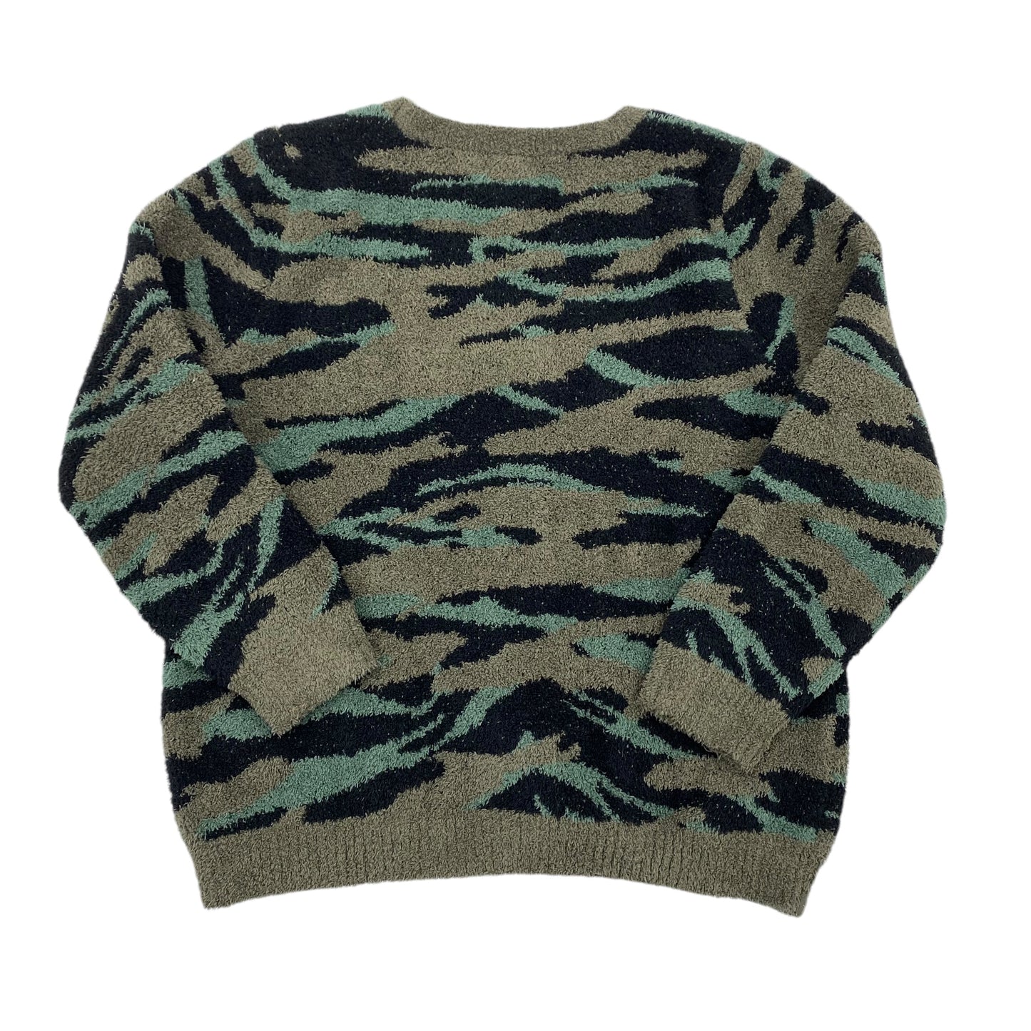 Sweater By Barefoot Dreams In Camouflage Print, Size:Xl