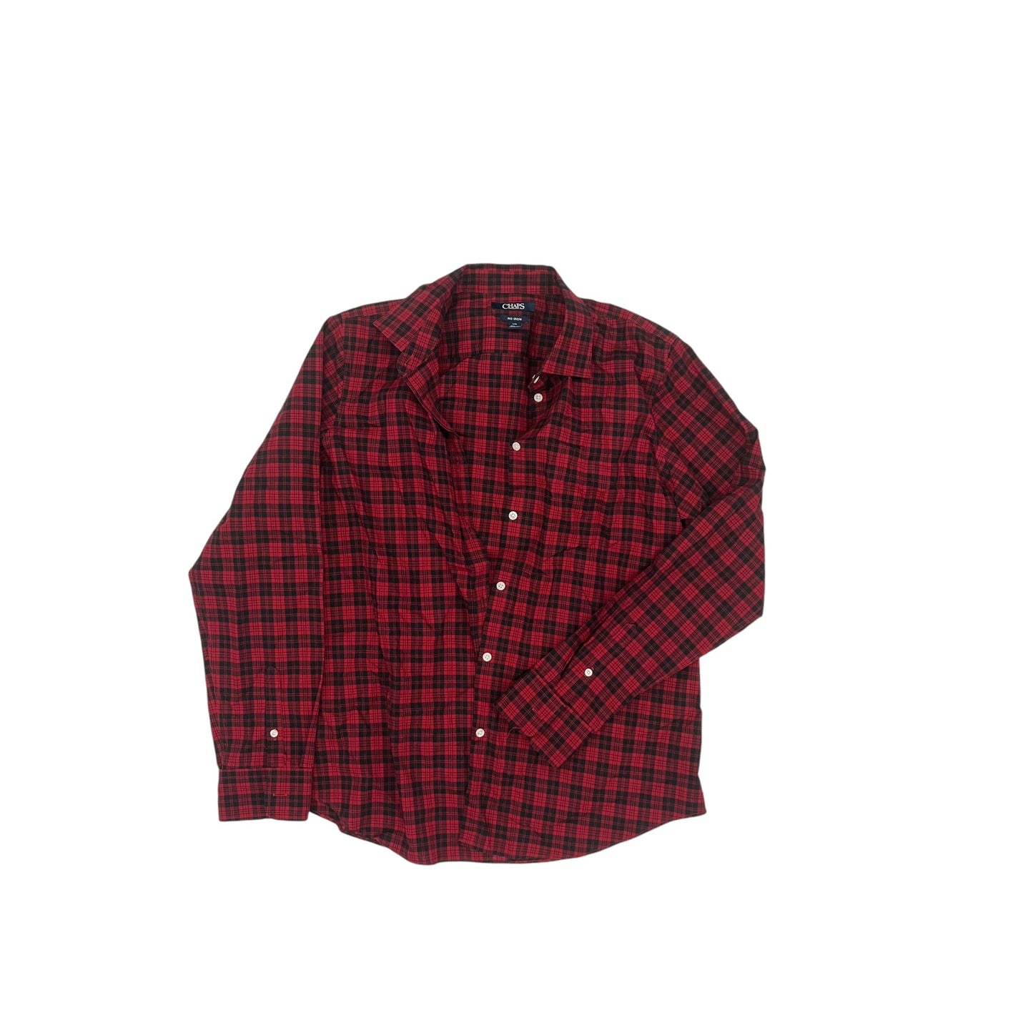 Top Ls By Chaps In Red, Size:L