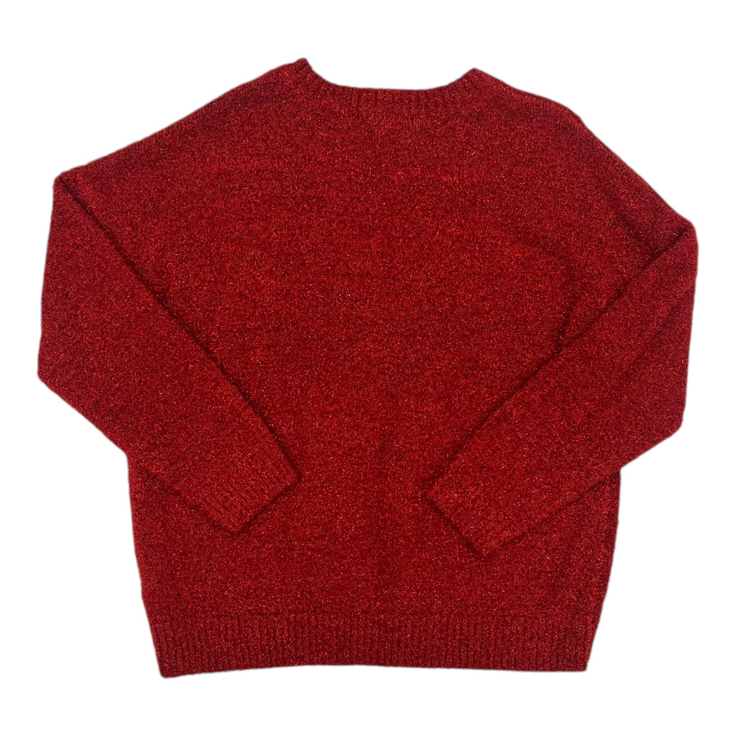 Sweater By One World In Red, Size:Xl