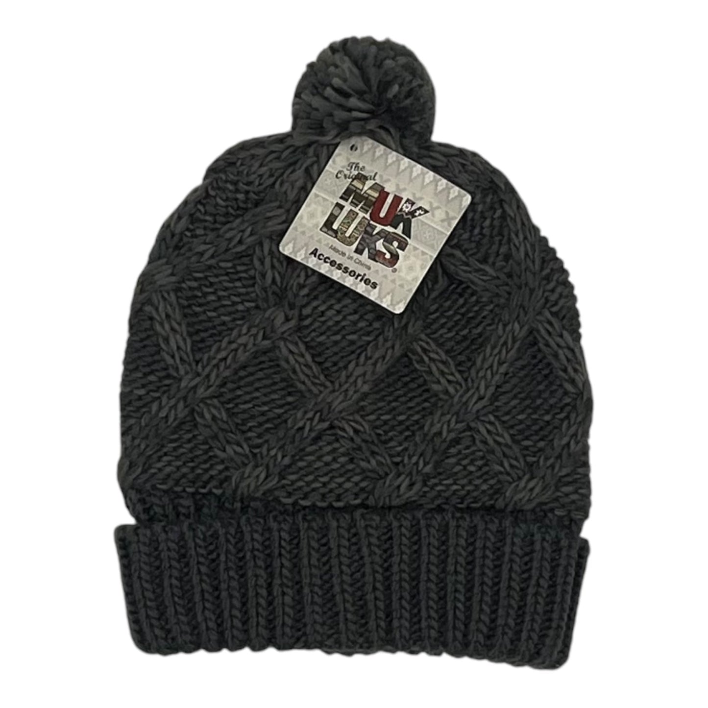 Hat Beanie By Muk Luks In Grey