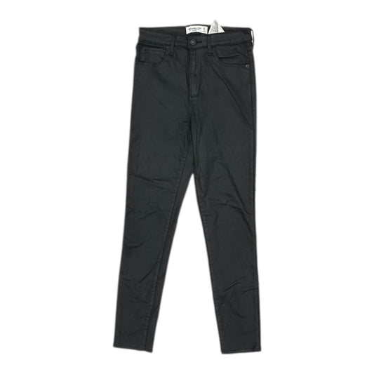 Jeans Cropped By 7 For All Mankind In Black Denim, Size:4