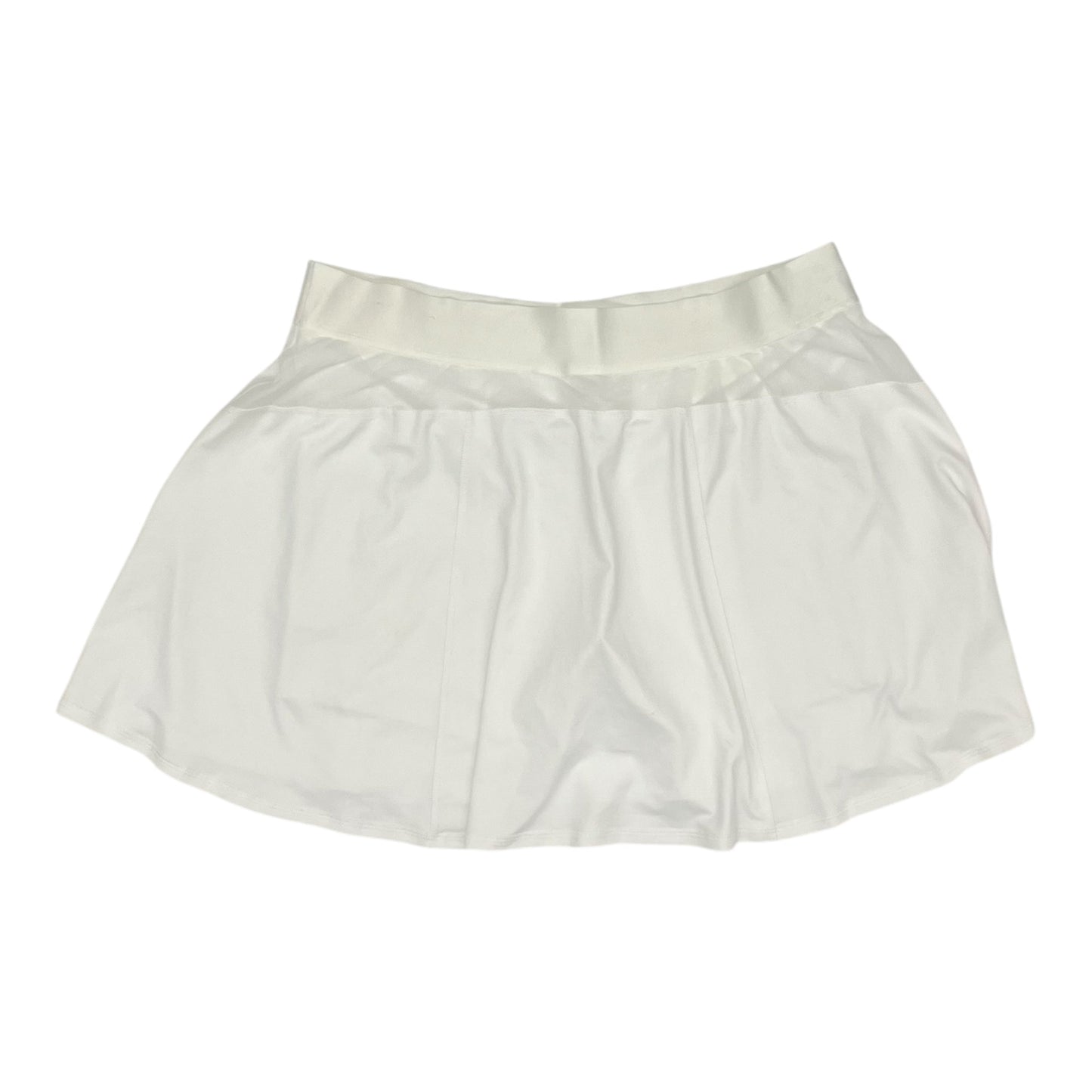 Athletic Skort By Tek Gear In White, Size:1X