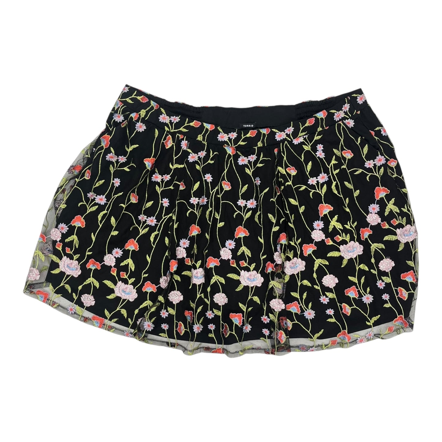 SKIRT MINI & SHORT by TORRID in BLACK, Size:6