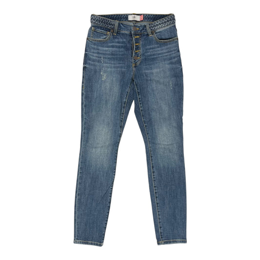Jeans Skinny By Cabi In Blue Denim, Size:6