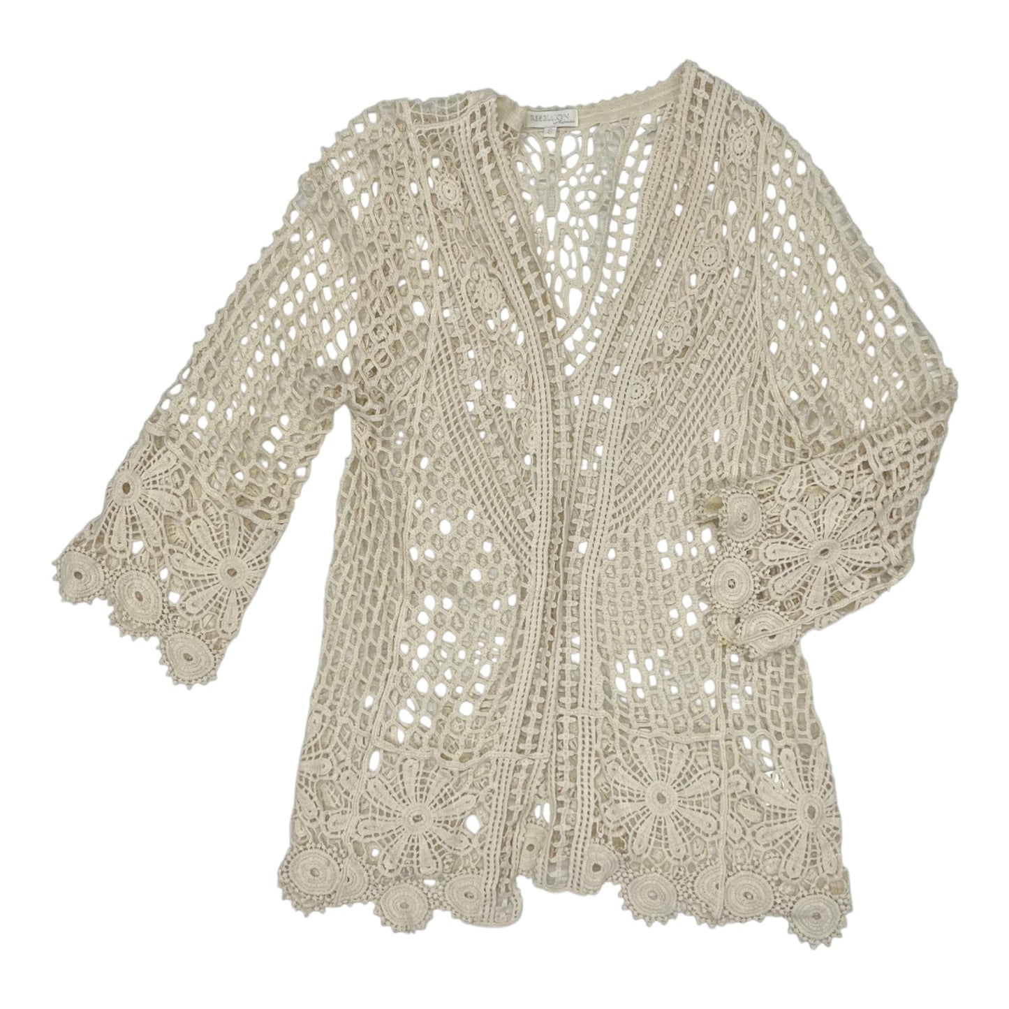 Cardigan By Rebellion In Cream, Size:S
