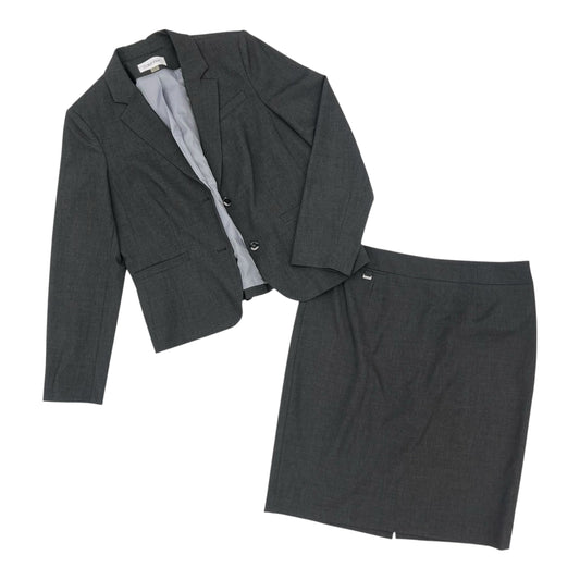 Skirt Set 2Pc By Calvin Klein In Grey, Size:L