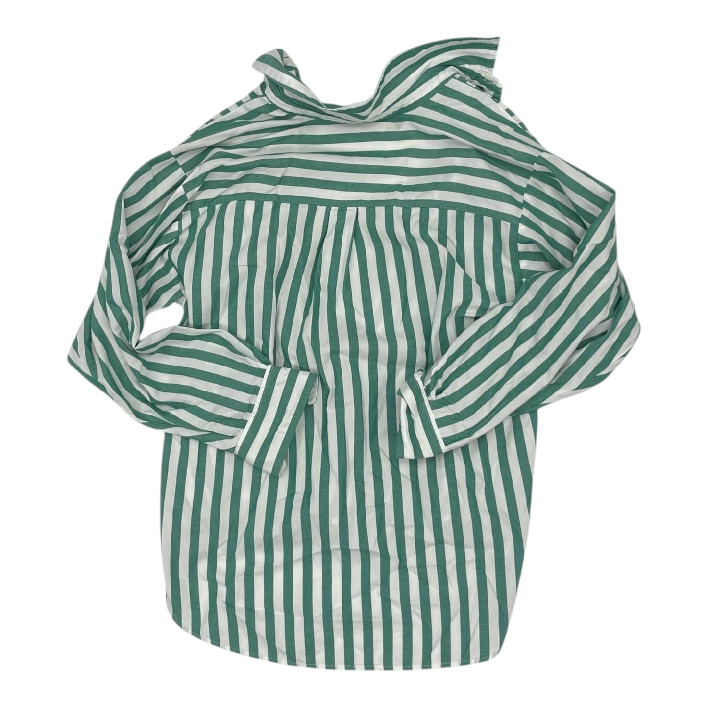 Top Ls By Loft In Green & White, Size:Xsp