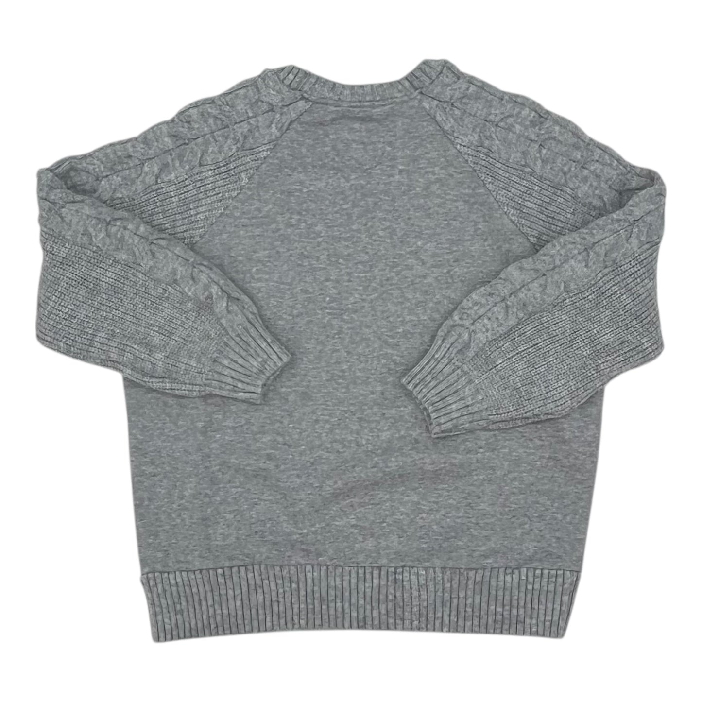 Sweatshirt Collar By Time And Tru In Grey, Size:L
