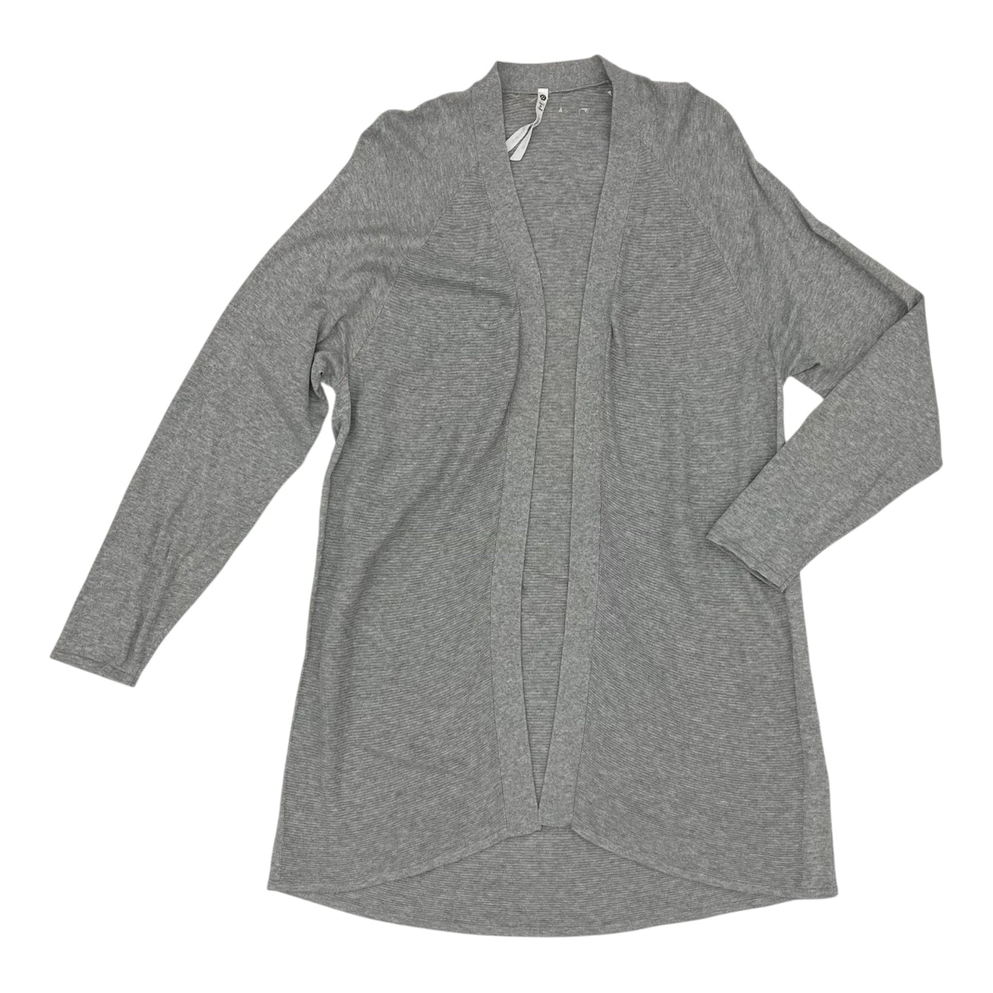 Sweater Cardigan By Leo And Nicole In Grey, Size:Xl
