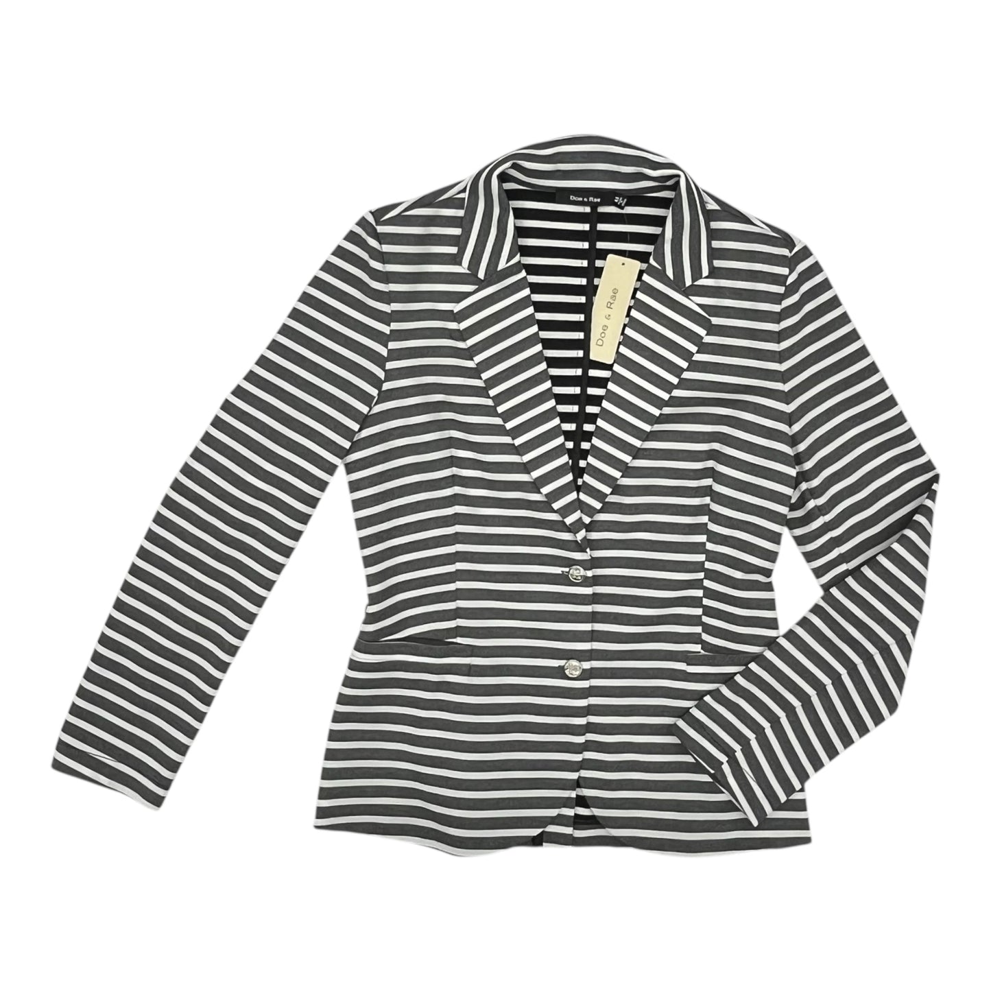 Blazer By Doe & Rae In Black & White, Size:M