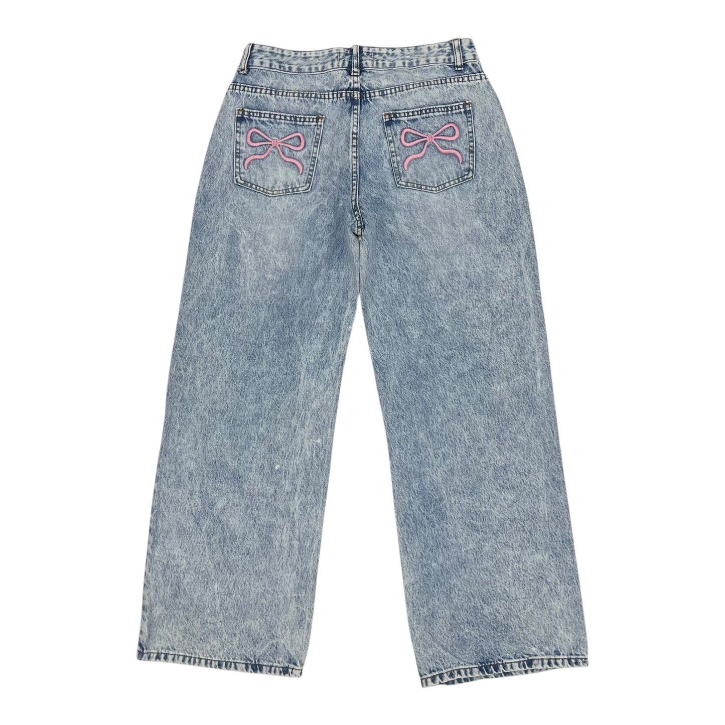 Jeans Wide Leg By Clothes Mentor In Blue Denim, Size:10