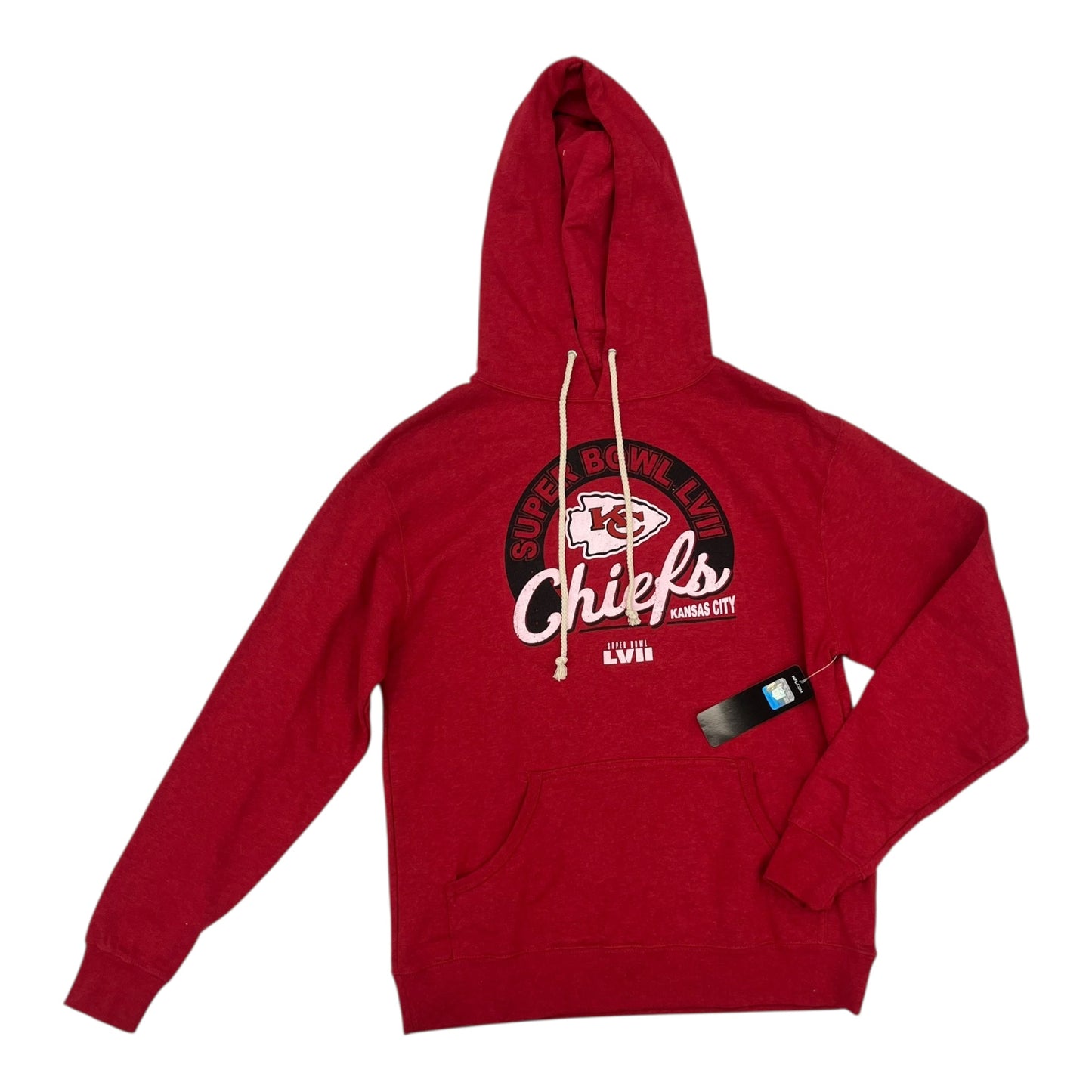 Athletic Sweatshirt Hoodie By Majestic In Red, Size:L