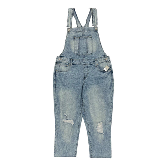 Overalls By Maurices In Blue Denim, Size:10L