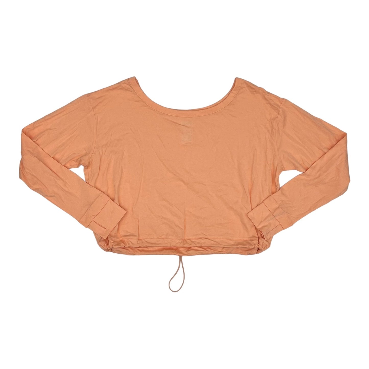 ORANGE ATHLETIC TOP LS CREWNECK by FLX Size:L