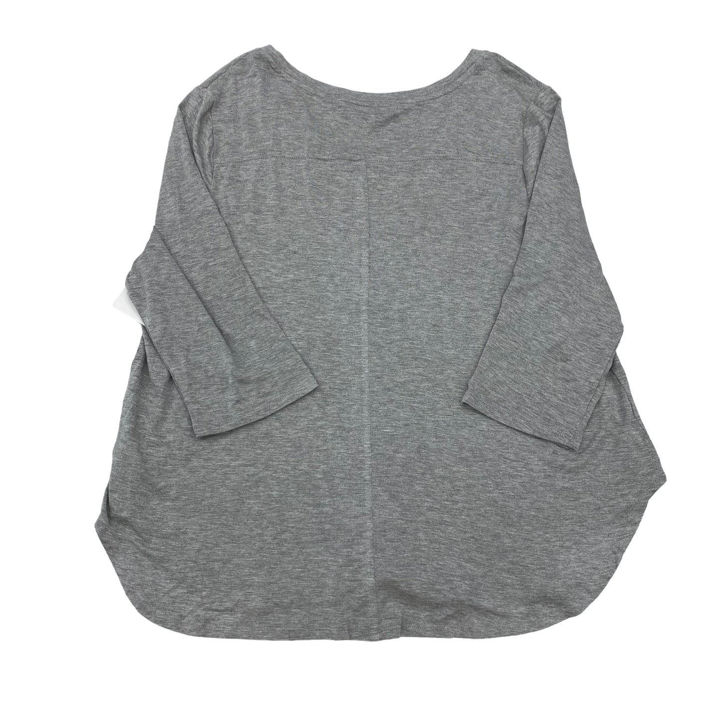 GREY TOP 3/4 SLEEVE by 89TH AND MADISON Size:XL