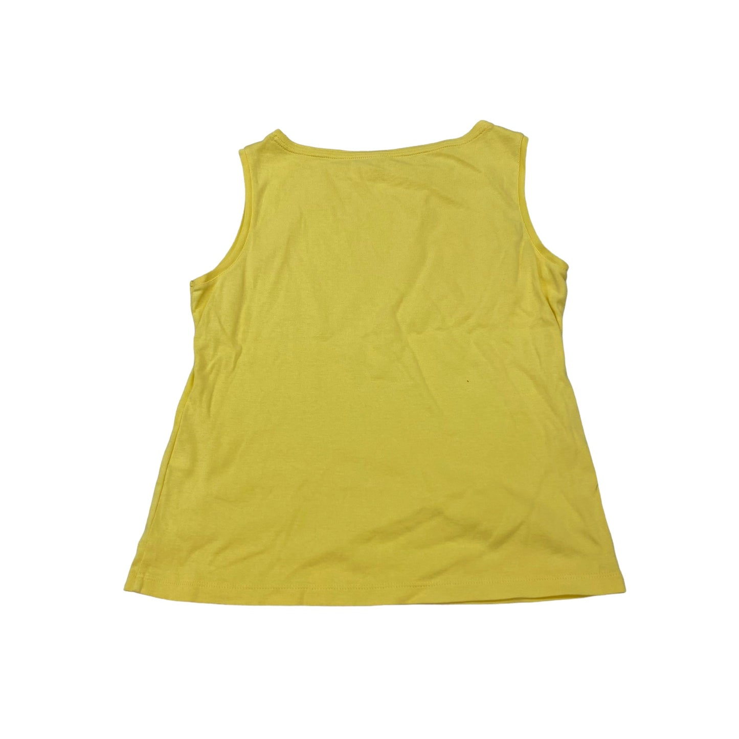 YELLOW TOP SLEEVELESS by TALBOTS Size:PETITE   S