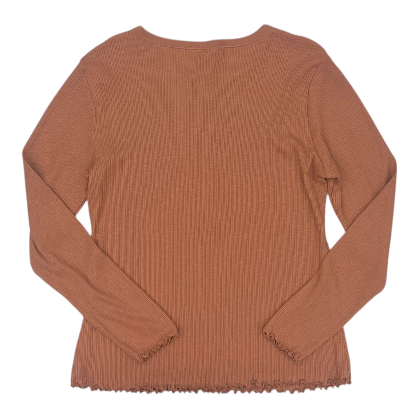 Top Ls By Old Navy In Tan, Size:L